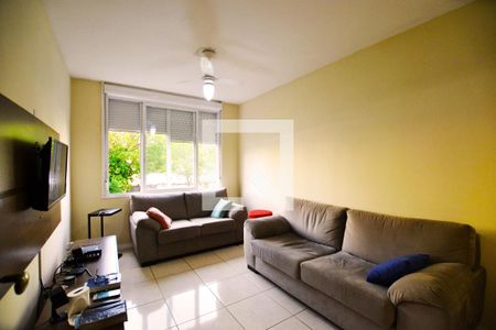 Sala de apartamento à venda com 3 quartos, 80m² em Cristal, Porto Alegre