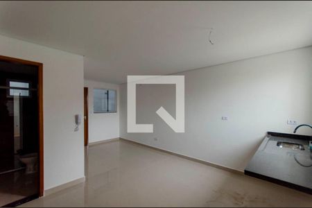 Sala e Cozinha Integrada de apartamento à venda com 2 quartos, 47m² em Vila Guilhermina, São Paulo