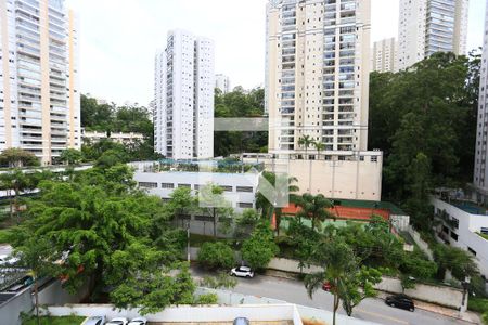 Varanda da Sala de apartamento para alugar com 2 quartos, 60m² em Vila Andrade, São Paulo
