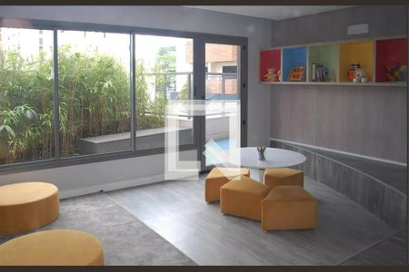 Studio para alugar com 25m², 1 quarto e sem vaga Studio para alugar com 25m², 1 quarto e sem vagaÁrea comum - Brinquedoteca