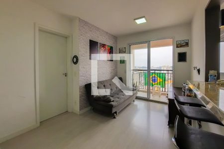 Sala de apartamento à venda com 1 quarto, 42m² em Jardim Olavo Bilac, São Bernardo do Campo