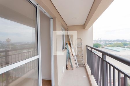 Varanda da Sala de apartamento para alugar com 2 quartos, 55m² em Jardim, Santo André