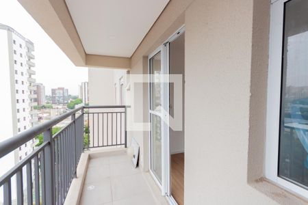 Varanda da Sala de apartamento para alugar com 2 quartos, 55m² em Jardim, Santo André