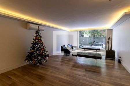 Apartamento para alugar com 108m², 1 quarto e 1 vagaHall de entrada do prédio