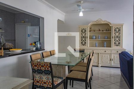 Sala de apartamento para alugar com 4 quartos, 140m² em Balneario Cidade Atlantica, Guarujá