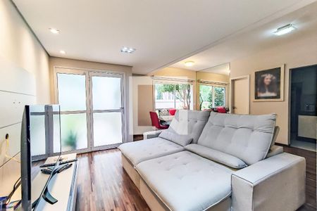 Sala de casa de condomínio para alugar com 3 quartos, 106m² em Vila Andrade, São Paulo