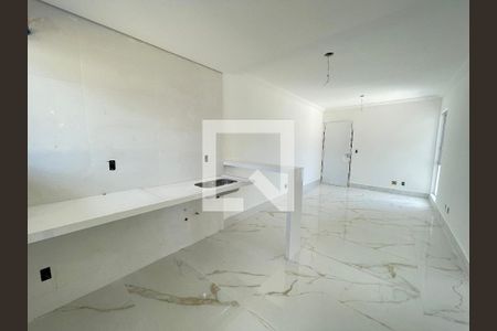 Sala/Cozinha de apartamento à venda com 2 quartos, 62m² em Copacabana, Belo Horizonte