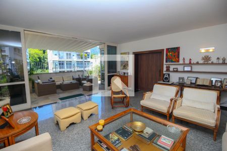 Sala de Estar de apartamento à venda com 5 quartos, 600m² em Laranjeiras, Rio de Janeiro