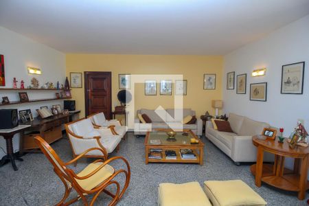 Sala de Estar de apartamento à venda com 5 quartos, 600m² em Laranjeiras, Rio de Janeiro