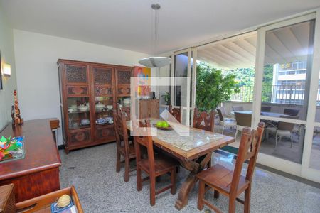 Sala de Jantar de apartamento à venda com 5 quartos, 600m² em Laranjeiras, Rio de Janeiro