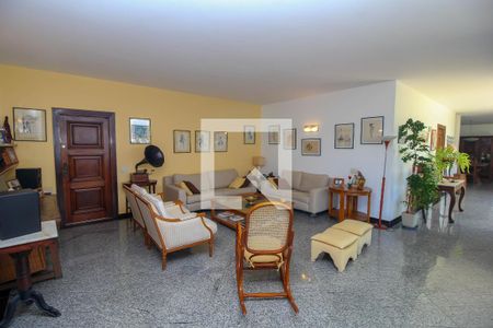 Sala de Estar de apartamento à venda com 5 quartos, 600m² em Laranjeiras, Rio de Janeiro