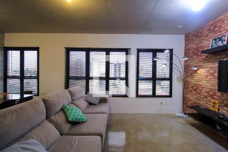 Sala de apartamento à venda com 1 quarto, 70m² em Vila Regente Feijó, São Paulo