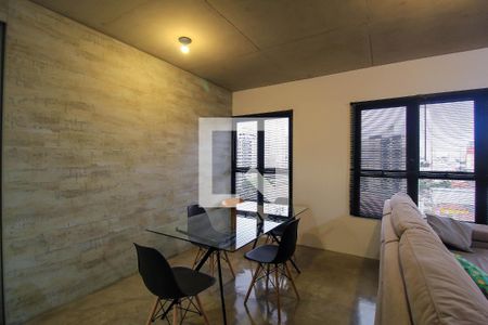 Sala de apartamento à venda com 1 quarto, 70m² em Vila Regente Feijó, São Paulo