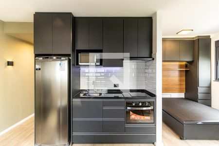 Cozinha - Armários de kitnet/studio à venda com 1 quarto, 26m² em Vila Buarque, São Paulo