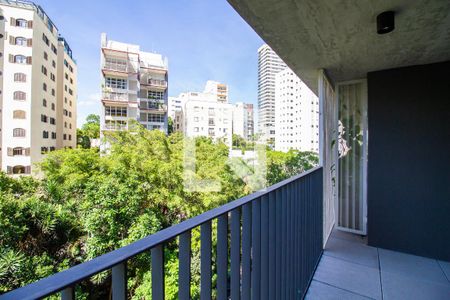 Varanda de apartamento à venda com 1 quarto, 42m² em Jardim das Bandeiras, São Paulo