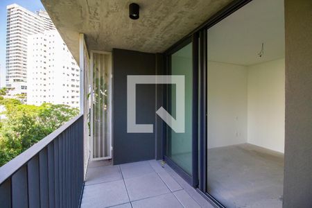 Varanda de apartamento à venda com 1 quarto, 42m² em Jardim das Bandeiras, São Paulo