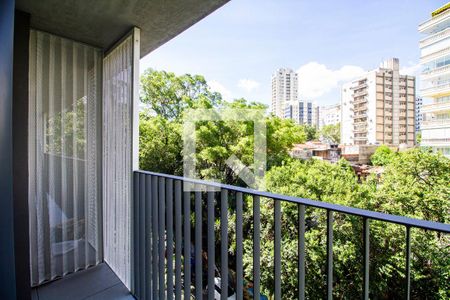 Varanda de apartamento à venda com 1 quarto, 42m² em Jardim das Bandeiras, São Paulo