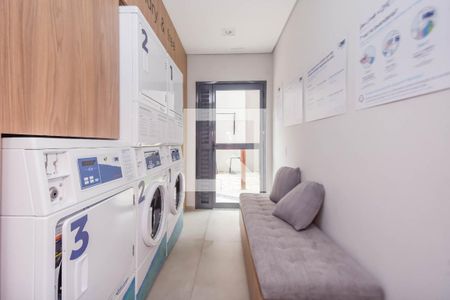 Apartamento para alugar com 28m², 1 quarto e sem vaga Apartamento para alugar com 28m², 1 quarto e sem vagaÁrea comum - Lavanderia