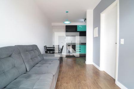 Sala e Cozinha  de kitnet/studio para alugar com 1 quarto, 33m² em Brás, São Paulo