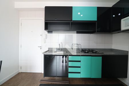 Sala e Cozinha  de kitnet/studio para alugar com 1 quarto, 33m² em Brás, São Paulo