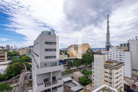 Sala - Vista de apartamento à venda com 1 quarto, 110m² em Cerqueira César, São Paulo