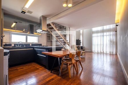 Sala de apartamento à venda com 1 quarto, 110m² em Cerqueira César, São Paulo