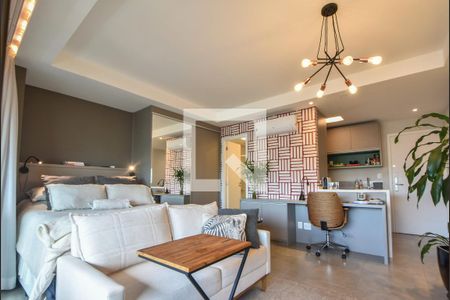 Sala  de kitnet/studio para alugar com 1 quarto, 41m² em Brooklin Paulista, São Paulo