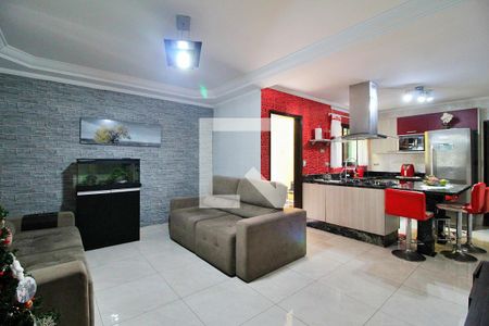 Sala de casa à venda com 3 quartos, 234m² em Jardim Utinga, Santo André