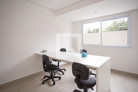 Área comum - Home office de apartamento à venda com 1 quarto, 35m² em Vila Osasco, Osasco