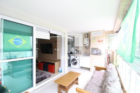 Varanda integrada a Sala de apartamento à venda com 2 quartos, 69m² em Freguesia de Jacarepaguá, Rio de Janeiro