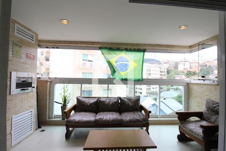 Varanda integrada a Sala de apartamento à venda com 2 quartos, 69m² em Freguesia de Jacarepaguá, Rio de Janeiro