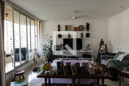 Sala de apartamento à venda com 2 quartos, 114m² em São Conrado, Rio de Janeiro