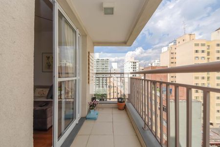 Varanda de apartamento à venda com 2 quartos, 70m² em Vila Buarque, São Paulo