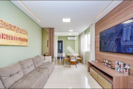 Sala de apartamento para alugar com 3 quartos, 86m² em Nova Suíssa, Belo Horizonte