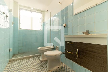 Banheiro de apartamento à venda com 1 quarto, 45m² em Higienópolis, São Paulo