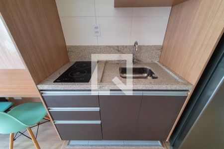 Sala / Cozinha de apartamento para alugar com 1 quarto, 32m² em Vila Mariana, São Paulo