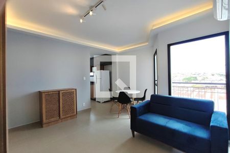 Sala de apartamento para alugar com 1 quarto, 45m² em Jardim do Trevo, Campinas