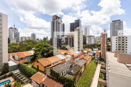 Vista da Sala de apartamento à venda com 2 quartos, 80m² em Pinheiros, São Paulo