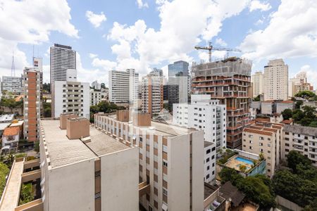 Vista da Sala de apartamento à venda com 2 quartos, 80m² em Pinheiros, São Paulo