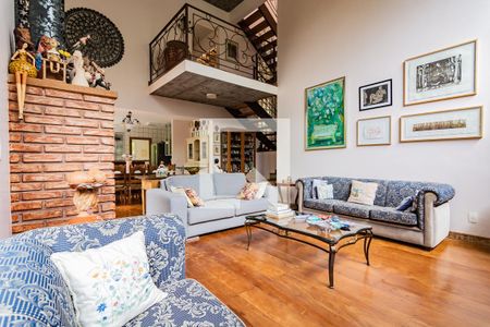 Sala de casa de condomínio à venda com 4 quartos, 400m² em Arvoredo, Nova Lima