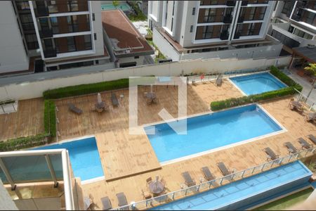 VISTA DA SALA de apartamento para alugar com 1 quarto, 27m² em Zona Industrial (guará), Brasília