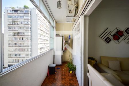 Varanda da Sala de apartamento à venda com 1 quarto, 52m² em Centro Histórico de São Paulo, São Paulo