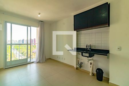 Sala/Cozinha de apartamento à venda com 1 quarto, 29m² em Vila Guarani (z Sul), São Paulo