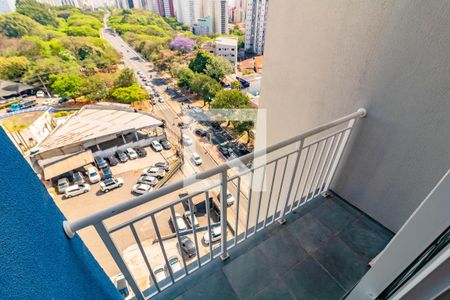 Varanda da Sala/Cozinha de apartamento à venda com 1 quarto, 29m² em Vila Guarani (z Sul), São Paulo