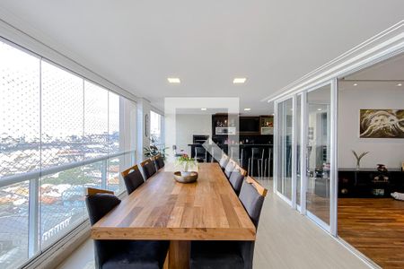 Varanda da Sala de apartamento à venda com 4 quartos, 184m² em Parque da Mooca, São Paulo