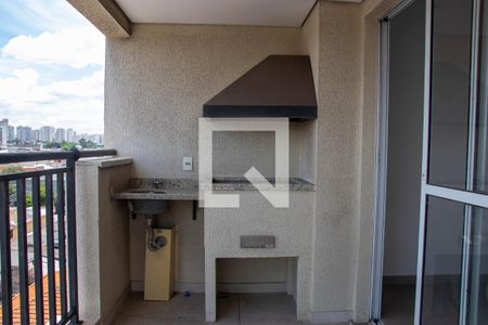 Varanda da Sala de apartamento à venda com 3 quartos, 73m² em Vila Maria Baixa, São Paulo