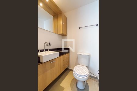 Banheiro de kitnet/studio à venda com 1 quarto, 23m² em Consolação, São Paulo