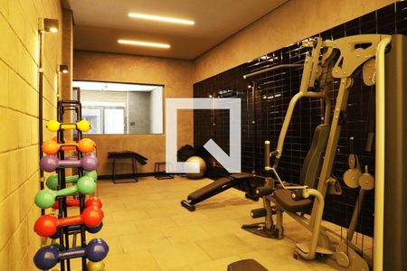 Studio à venda com 23m², 1 quarto e sem vagaAcademia