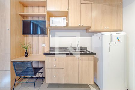 Studio à venda com 23m², 1 quarto e sem vagaCozinha