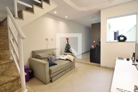 Sala de apartamento à venda com 2 quartos, 110m² em Vila Metalúrgica, Santo André